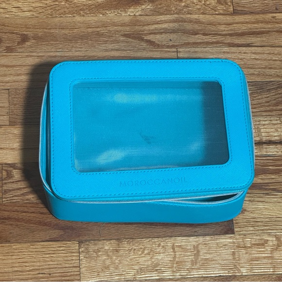Teal Moroccanoil Cosmetic Pouch - Picture 1 of 5